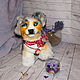 puppy Australian shepherd. Stuffed Toys. Dilara. My Livemaster. Фото №5