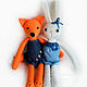 Knitted toys-hugs. Christmas decorations. GALAtoys. My Livemaster. Фото №5