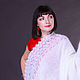 Order White downy shawl. Dom-puha (dom-puha). Livemaster. . Shawls Фото №3