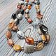 Long necklace with pendant - STONE MIX, Necklace, Ashkelon,  Фото №1