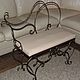 Order wrought iron bench. Artistic forging Nemkova. Livemaster. . Banquettes Фото №3