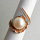 Ring 'Pearl' with natural sea pearls, Rings, Novaya Usman,  Фото №1