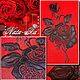 Order Bright rose. Composition 3 (applique). Nata-xa. Livemaster. . Embroidery tools Фото №3