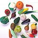 Juego de verduras de arcilla polimérica precio de comida en Miniatura Para 10 artículos, Doll food, Salsk,  Фото №1