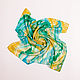 Order Silk handkerchief 'Coast', hand-painted. ArtBeklov. Livemaster. . Shawls1 Фото №3