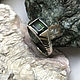 Order Silver handmade ring with green Tourmaline 1,52 ct. Bauroom - vedic jewelry & gemstones (bauroom). Livemaster. . Rings Фото №3