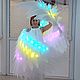Заказать Гибкие светящиеся  крылья для танцев шоу представлений. wings_decor_elen. Ярмарка Мастеров. . Костюмы для косплея Фото №3