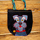Order Bag - shopper  " Turquoise Irish Terrier" for children. natali. Livemaster. . Shopper Фото №3