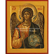 Картины и панно handmade. Livemaster - original item ARCHANGEL MICHAEL, icon of Archangel Michael, Handwritten icon, Michael. Handmade.