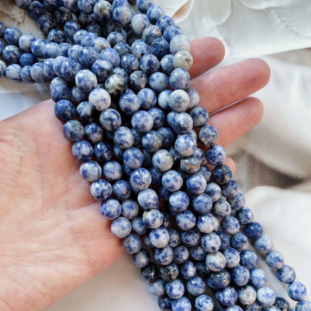 ЯШМА Натуральная Нить 37 Шар граненый 4, 6, 8мм купить в интернет ...