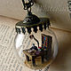 Pendant sphere micro miniature "Mystery of the old book", Pendants, Moscow,  Фото №1