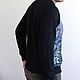 Scarf sweatshirt blue. Mens jumpers. Дизайнерские платья Valensia Atelier. Online shopping on My Livemaster.  Фото №2