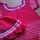 Order Set-tunic and hat 'Delicious summer'. hand knitting from Galina Akhmedova. Livemaster. . Childrens tunic Фото №3