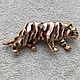 Brooch vintage: Brooch 'Tiger'. Vintage brooches. golant. Online shopping on My Livemaster.  Фото №2
