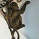 Order Wild Monkey hanger, bronze, France. Dutch West - Indian Company. Livemaster. . Vintage interior Фото №3