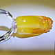 Amber. Ring 'Bud'. Rings. Amber is a warm stone. My Livemaster. Фото №4
