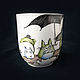 Copy of Copy of Copy of Copy of Mug Totoro. Mugs and cups. Katya Pisarevskaya Rospis farfora. Интернет-магазин Ярмарка Мастеров.  Фото №2