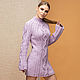 Lavender knitted dress, Dresses, Moscow,  Фото №1