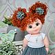 Кукла вязаная "Юляша". Куклы и пупсы. Тамара и Анастасия (Вязаные игрушки). Ярмарка Мастеров.  Фото №6