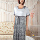 Order Gray knitted elegant dress for summer ' Etre libre'. Charmante Tutenafelt (crealanafr). Livemaster. . Dresses Фото №3