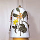 Ceiling Lamp Tropical Flowers. Chandeliers. Elena Zaychenko - Lenzay Ceramics. My Livemaster. Фото №4