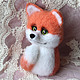 Fox toy from wool. Felted Toy. handmade toys by Mari (handmademari). Online shopping on My Livemaster.  Фото №2