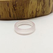 Украшения handmade. Livemaster - original item 17.25 r-r Ring Pink Chalcedony (nkrhh1725). Handmade.
