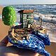 Дрифтвуд домики Шторм на Утёсе. Шторы. Сергей и Мария (DriftwoodArt). Ярмарка Мастеров.  Фото №6