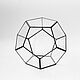 The Floriana. Geometric stained glass Floriana. Dodecahedron, 20 cm. Pots1. Glass Flowers. Online shopping on My Livemaster.  Фото №2