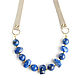 Order Lapis lazuli necklace 'Dreams' author's decoration, blue necklace. Irina Moro. Livemaster. . Necklace Фото №3