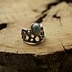 Кольцо с ларимаром 16,5 р-р, серебро. Кольца. Miy-gems. Ярмарка Мастеров.  Фото №7