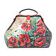 The average bag 'Poppies'. Valise. Pelle Volare. Online shopping on My Livemaster.  Фото №2