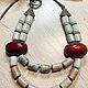 Cherry and mint necklace with jasper. Necklace. Supershtuchki. Online shopping on My Livemaster.  Фото №2
