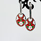 Ring, earrings and pendant Flowers made of 925 silver with enamel BS0069. Jewelry Sets. Sunny Silver. My Livemaster. Фото №6