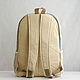 Backpack made of hemp Himalayan Manaslu brown. Backpacks. Hemp bags and yarn | Alyona Larina (hempforlife). My Livemaster. Фото №4