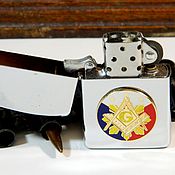 Сувениры и подарки handmade. Livemaster - original item Lighter with the Masonic order
