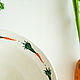 Friendly carrots ) Deep plate, handmade ceramics. Plates. JaneCeramics. My Livemaster. Фото №5