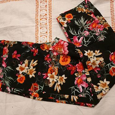 Одежда ручной работы. Ярмарка Мастеров - ручная работа Летние брюки. Handmade.
