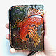 Women's purse 'Koi Fish'. Wallets. Leather-Art. My Livemaster. Фото №6