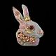 Brooch White rabbit. Brooches. Simkha - Jewelry For Joy. Online shopping on My Livemaster.  Фото №2