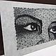 Взгляд String art. Стринг-арт. String art Ирины Мухиной. Интернет-магазин Ярмарка Мастеров.  Фото №2