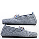 Loafers BERGAMO made of felt,100% wool. Slippers. felted-slippers (felted-slippers). Online shopping on My Livemaster.  Фото №2