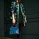 Blue-green cardigan coat 'Paradise garden'. Cardigans. Alexandra Maiskaya. Online shopping on My Livemaster.  Фото №2