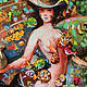 Oil painting "Calypso and Goldfish". Pictures. 'ZOLOTAYa PALITRA' hudozhnik A. Shirshov (shirshovart). Ярмарка Мастеров.  Фото №4