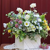 Букет цветов в вазе Татьяна
