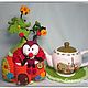 Warmer for teapot: ' Pumpkin house-2', Teapot cover, Belgorod,  Фото №1