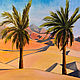 Oil painting: BARKHANY, UAE, m/x, 50h40, post-impressionism, Pictures, Moscow,  Фото №1