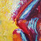 Bright couple, oil painting on canvas, love, lovers, couple. Pictures. myfoxyart (MyFoxyArt). My Livemaster. Фото №5