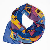 Silk scarf batik 