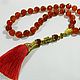 Order Rosary 33 grains Wealth, Glory, natural Carnelian. Handwork of jewelry.. Livemaster. . Rosary Фото №3